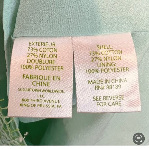 Lilly Pulitzer Meryl Dress Poolside Mint Green Diamond Lace - Picture 6 of 12